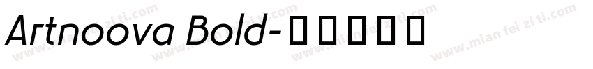Artnoova Bold字体转换